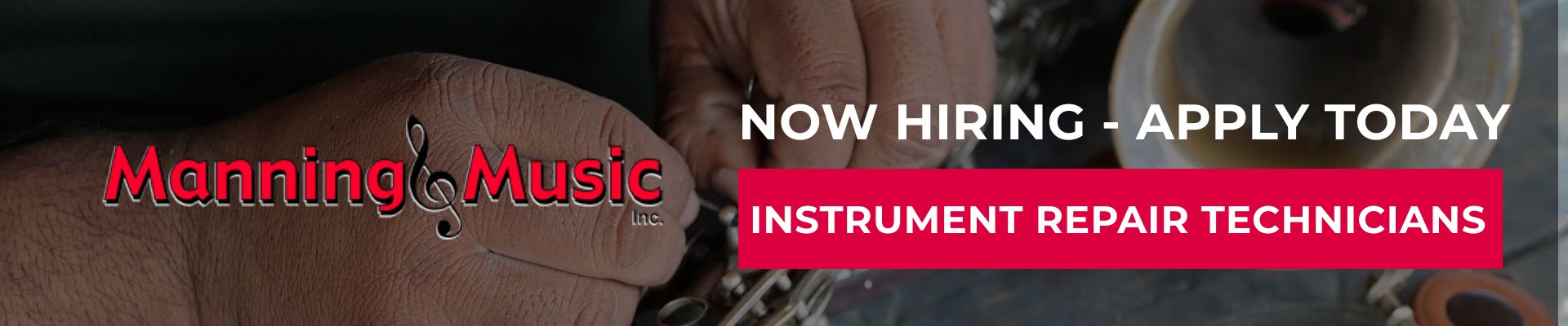 Manning Music Instrument Repair Technician Posting