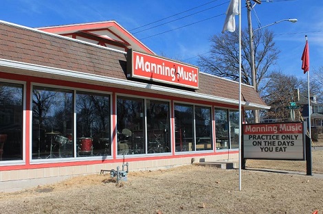 Manning Music Topeka Kansas Building