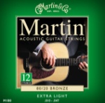 MA180  Martin Acoustic Guitar Strings 12 String -- Extra Light