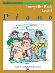 Alfred Basic Piano Notespeller Level 3 14557