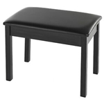 BB1 Yamaha Black, Wood, Padded Piano Bench for Digital Pianos with a Black Finish