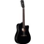 AD60CE-12-BLK Alvarez Solid Top Acou/Elect 12-String Guitar - Black