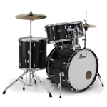 RS525SC/C31  Pearl Roadshow Jet Black Drumset w/cymbals