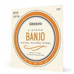 EJ61 D'Addario 5 String Banjo Loop End Medium