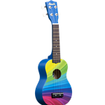 DDUK10 Amahi Wavy Rainbow Soprano Ukulele