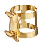 YAC1627  Yamaha Bari Sax Gold Laquered Brass Ligature