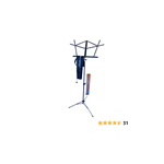 KB900BL  Hamilton Folding Music Stand - Blue