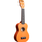 PNUKOR Panda Bright Tangerine Soprano Ukulele