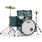 RS525SC/C703  Pearl Roadshow Aqua Blue Glitter Drumset w/cymbals