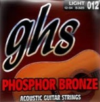 S325 Ghs GHS Phosphor Bronze Acoustic Guitar Strings -- Light