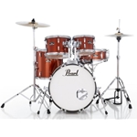 RS525SC/C749  Pearl Roadshow Burnt Orange Sparkle Drumset w/cymbals