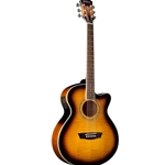 EA15ATB Washburn Mini Jumbo Acou/Elect - Tobacco Burst
