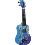 DDUK23 Unicorn Dreams - gloss finish soprano ukulele