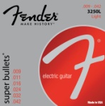 3250L  Fender Super Bullets Electric Guitar Strings -- Light