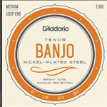 EJ63  D'Addario Tenor Banjo Strings -- Nickel
