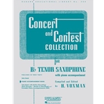 Concert And Contest Tenor Sax Piano Acc HL04471720