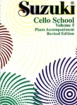 Suzuki Cello School Piano Acc. 5 0270S