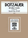 Dotzauer Sixty-Two Selected Studies For Violoncello-Bk. II, Nos 35-62 L456