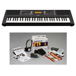 PSRE363KIT  Yamaha 61-Key Portable Keyboard with Survival Kit