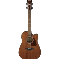 AW5412CEOPN  Ibanez Soild Top 12-String Acoustic Guitar - Open Pore Natural