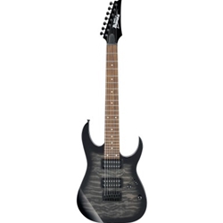 GRG7221QATKS  Ibanez 7-String Electric Guitar - Transparent Black Sunburst