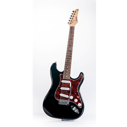NGW130BK Nashville Guitar Works NGW Electric Guitar - Black / Rosewood