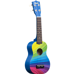 DDUK10 Wavy Rainbow Soprano Ukulele