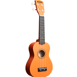 PNUKOR Panda Bright Tangerine Soprano Ukulele