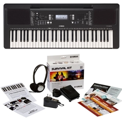 PSRE373KIT  Yamaha 61-Key Portable Keyboard with Survival Kit