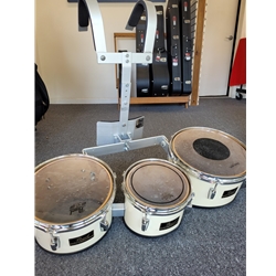 MJT680/CXN33 Pearl Junior Marching Tri Toms white