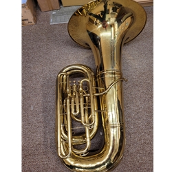 21J Conn BBb Concert Tuba w/Recording Bell and cases