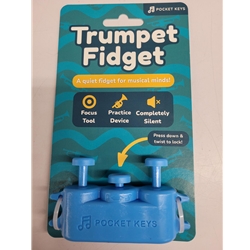 PKTF Pocket Keys Trumpet Fidget (pink, blue or yellow)