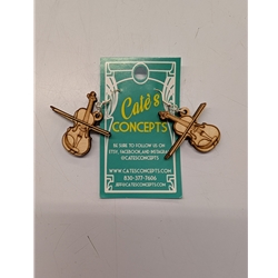 CCEVN Cate's Concepts Earrings - Violin