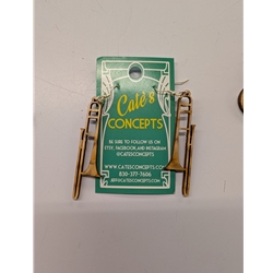 CCETB Cate's Concepts Earrings - Trombone