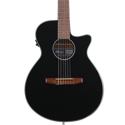 AEG50NBKH Ibanez AEG Acou/Elect Guitar - Black High Gloss