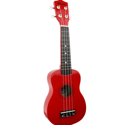 AMUKRD Red Apple Soprano Ukulele