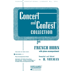 Concert And Contest French Horn, with piano accompaniment HL04471770