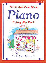 Alfred Basic Piano Notespeller Level 2 3514