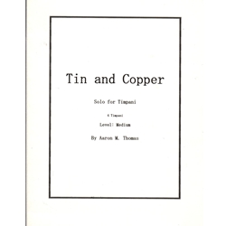 Tin and Copper, Solo for Timpani ATCS5