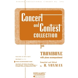 Concert And Contest Trombone Piano Acc HL04471800