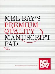 12 staves Manuscript Pad (GLUED 96 PGS) MB93900