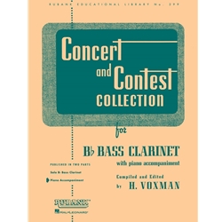 Concert and Contest Bass Clar. Piano Acc HL04471660